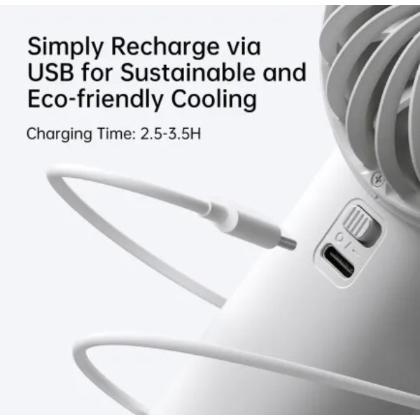 Фото - Вентилятор портативный Jisulife Handheld Fan Life 4 3600mAh Grey